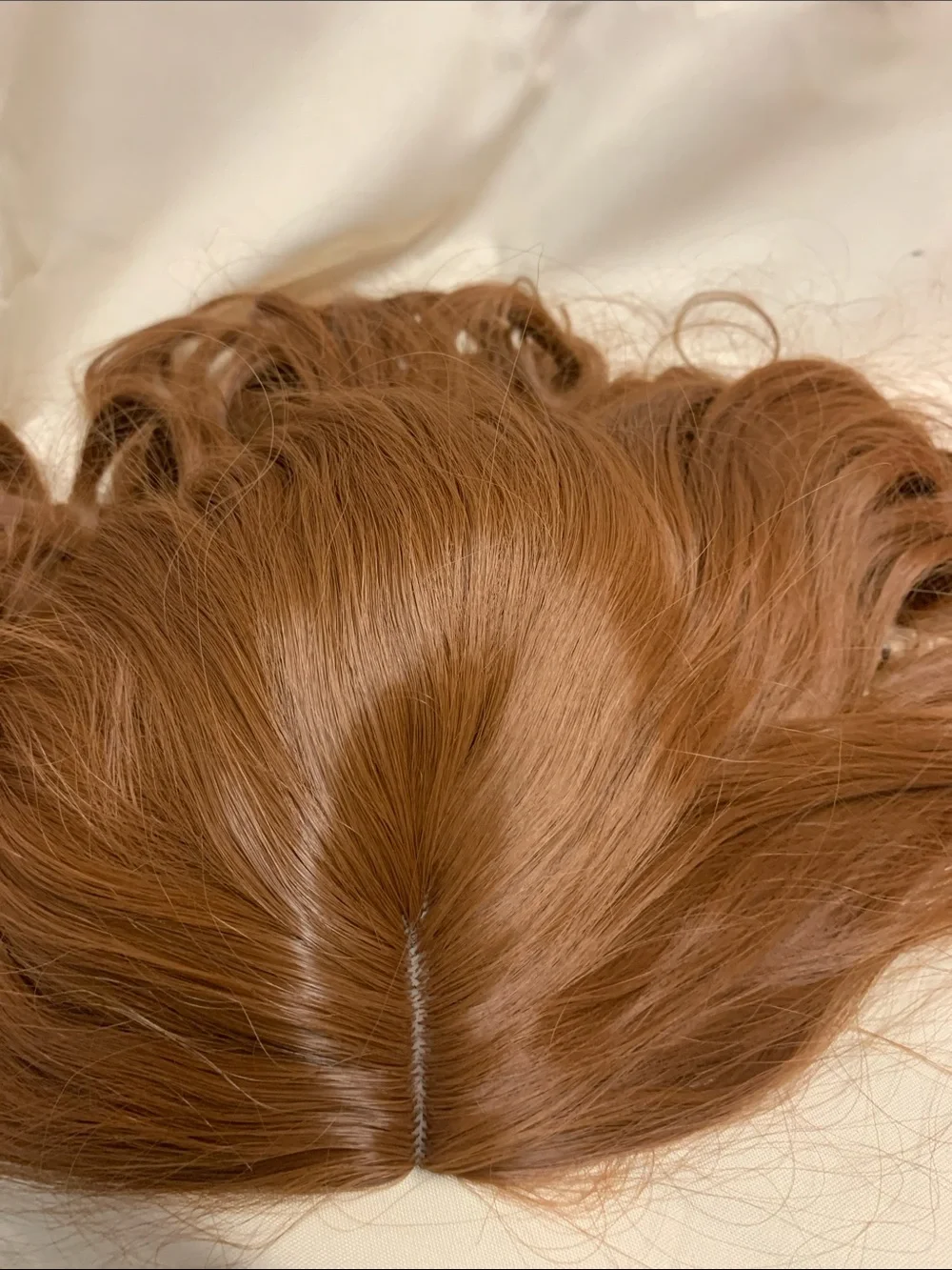 Women’s Long Wavy Synthetic Hairpiece - Natural Auburn